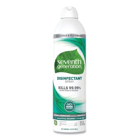 SEVENTH GENERATION Cleaners & Detergents, Aerosol Can, Mint, 8 PK 22981